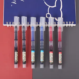 Direkte flüssige Rollerballstifte, geeignet für Studien- und Büroarbeiten, Gelfarbenstifte, hohe Kapazität, 10 Pakete 6 Hauptverkaufs -Rollerball -Stifte - №2