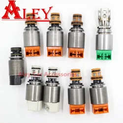 9PCS Original 8HP45 8HP70 8 Speed Gearbox Transmission Solenoids Kit Set ZF8HP45 0501219672 For Jaguar Land Rover VW