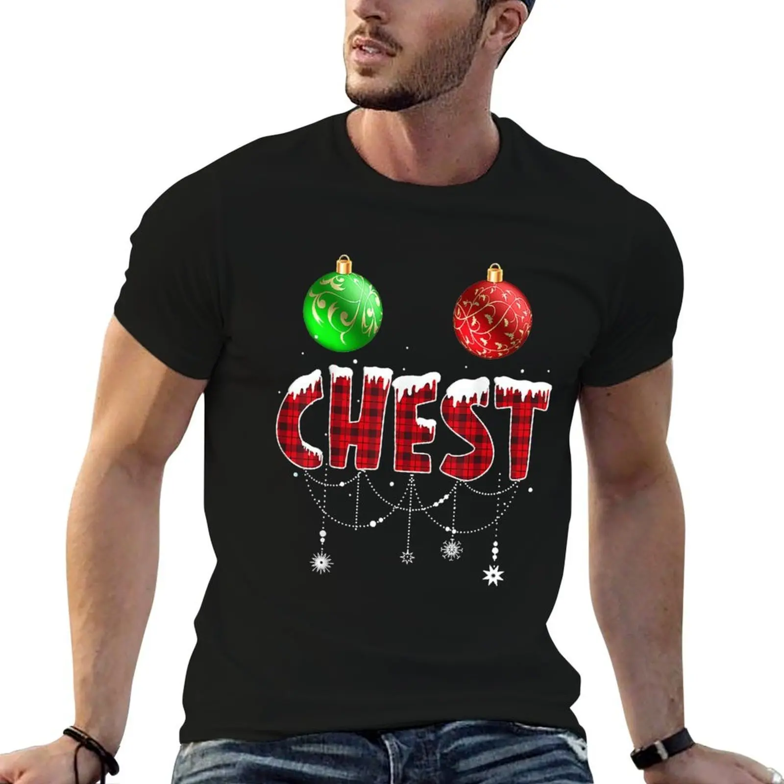 Chest Nuts Matching Chestnuts Funny Christmas Couples Nuts T-Shirt rapper graphic tees luxury t-shirt outfits for men