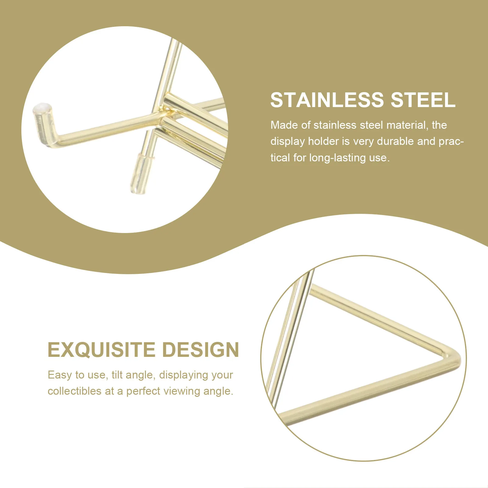 Stainless Steel Multipurpose Display Stand for Books Frames Artwork Photos Cookbooks Recipes Plates Home Office Wedding Trade