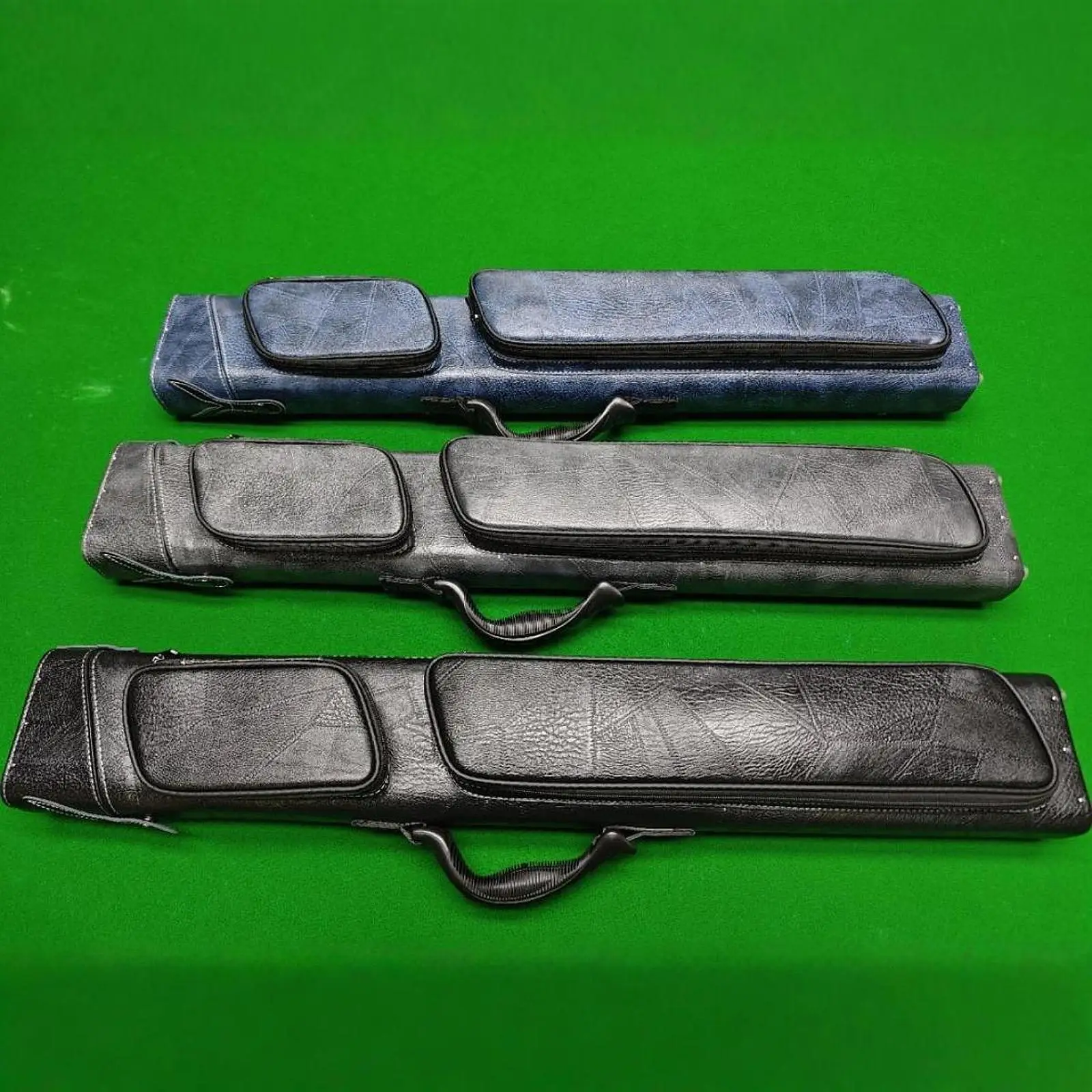 

1/2 Pool Cue Bag Adjustable Shoulder Straps Fashion Accessories Portable Carrying Case for Sports Men Adults Travel Enthusiasts