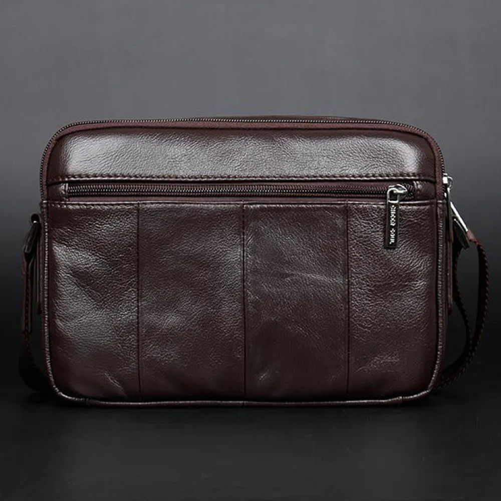 Imagem -06 - Bolsa Mensageiro de Couro Genuíno para Homens Primeira Camada de Couro de Vaqueiro Ombro Cruz Corpo Alta Qualidade Marca de Luxo Famoso Designer Bolsa de Negócios