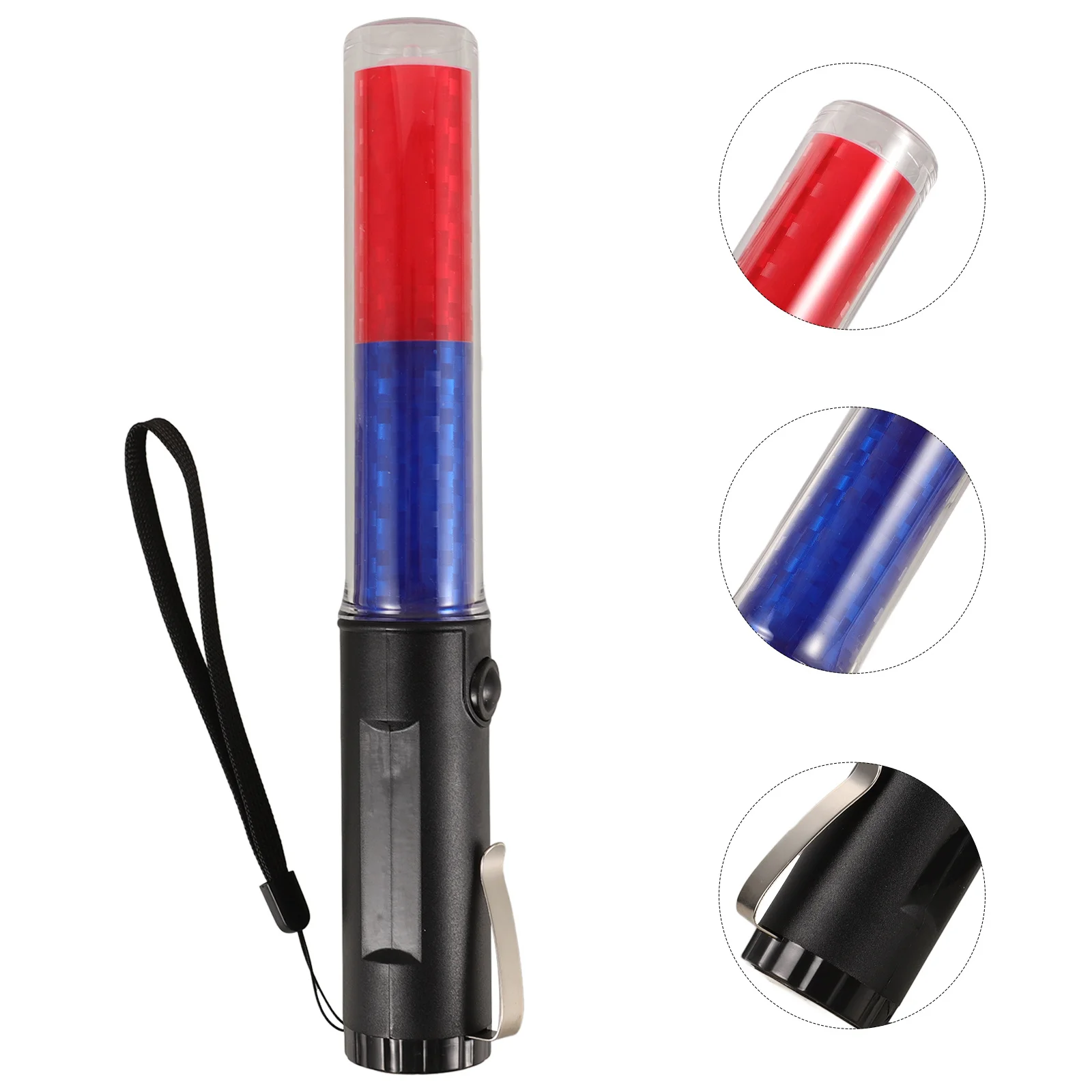 عصا مضيئة لحركة المرور LED لديكور الحفلات الموسيقية، عصا إشارة قابلة لإعادة الاستخدام، عصا سلامة العطلات