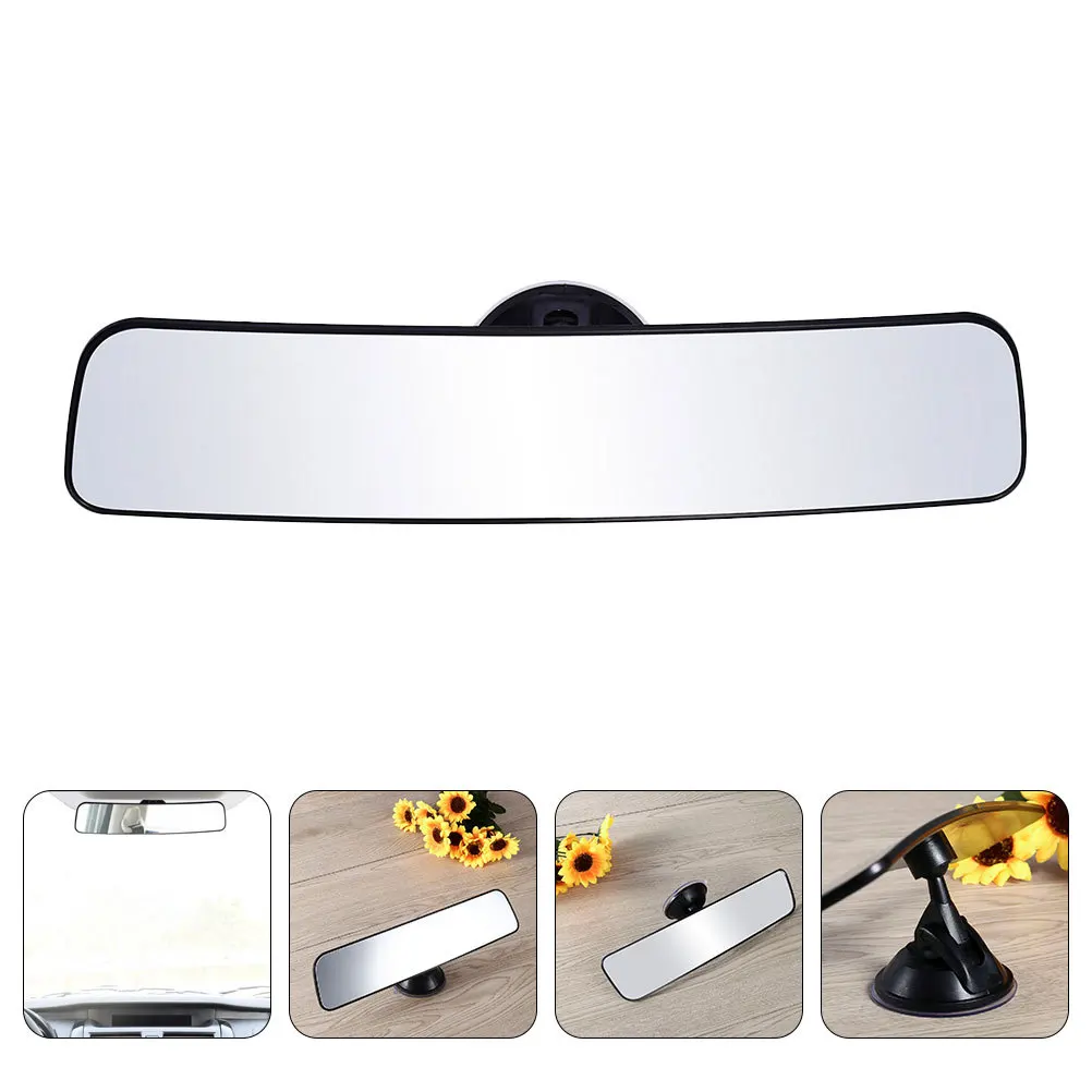 

2Pcs Car Wide Angle Rear View Mirror Suction Cup Adjustable Reduce Blind Spots Anti Glare for Vehicles Marine Boat Truck Suv Van