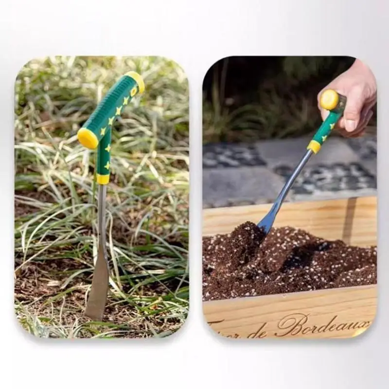 Stainless Steel Garlic Shovel Gardening Planting Digging Tool for Flowers Vegetables Agriculture Farm Outdoor Work
