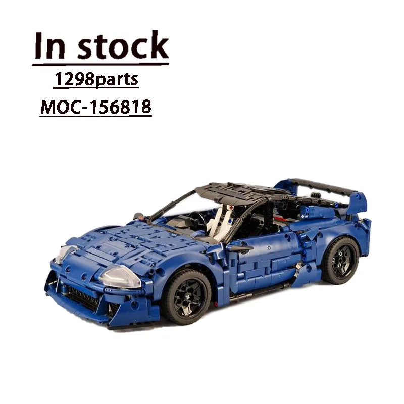 MOC-156818 supercoche clásico montaje empalme miniatura de bloques de construcción 1298 piezas de coche de bloques de construcción niños adultos juguete para regalo de cumpleaños