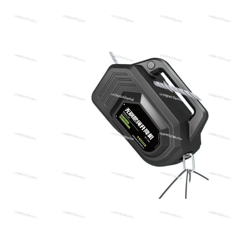 

Electric Rope Climbing Machine, Rechargeable Remote Control Lithium Battery Hoist Crane, Aerial Work, Hoisting Artifact