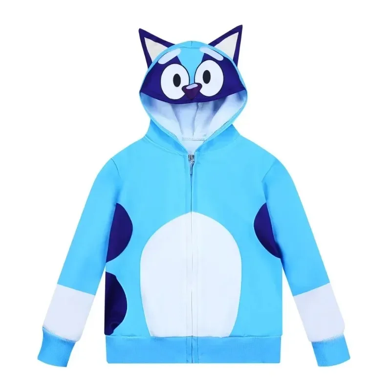

Cartoon Blueyed Spring Autumn Girls Jacket Boys and Girls Outing Clothes Jacket Children Outwear Coat