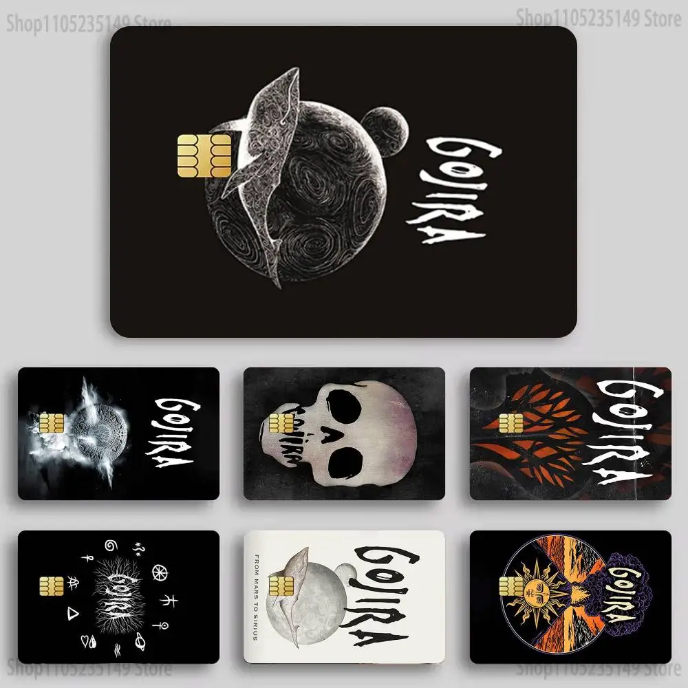 

Band G-GojiraS Mea Culpa Credit Card HD Stickers Game Card Decal Card Matte Film Skin Small Chip Waterproof Sticker