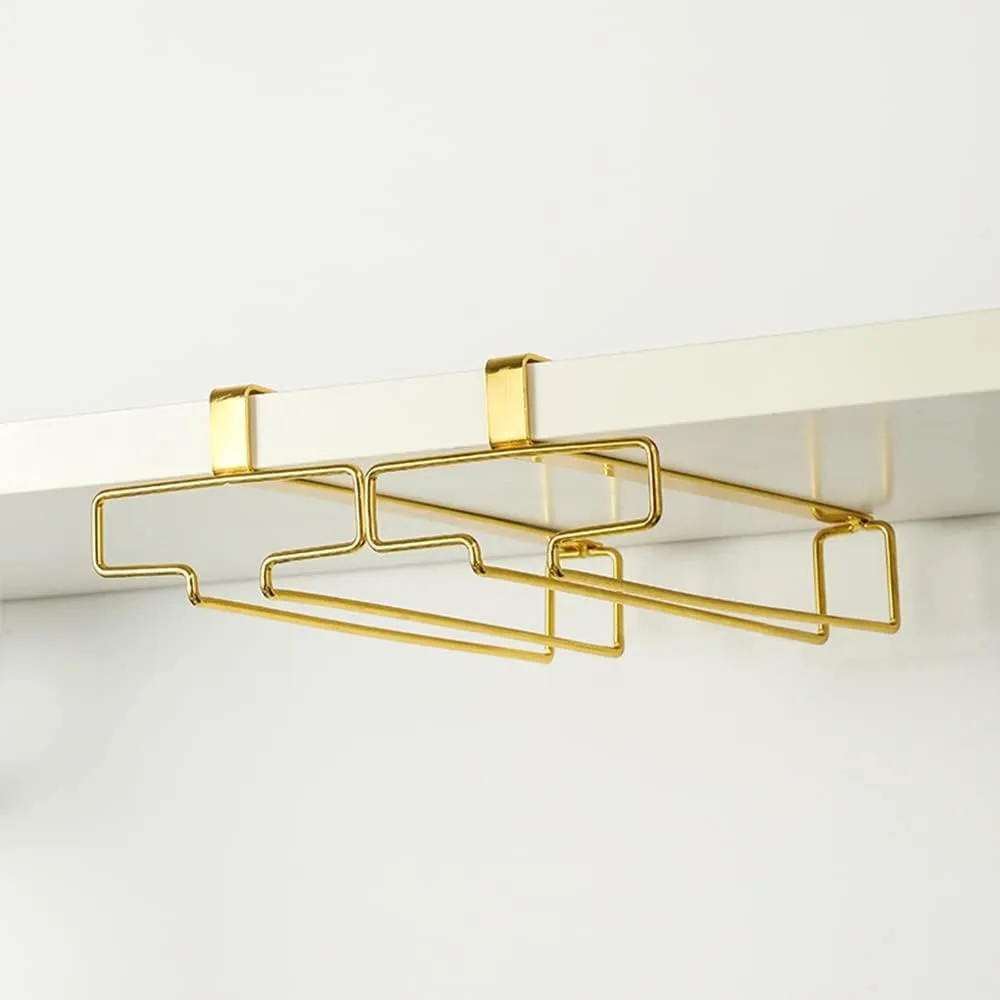 

Держатель для бокалов под шкафом, 2 шт., компактный, простая установка, противоскользящий, прочный и доступный подарок