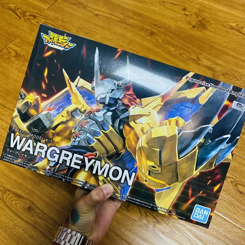 Bandai Digital Monster Assembled Wargreymon Model, Statue, Action Figure, Collection Toys, Gifts, 20cm