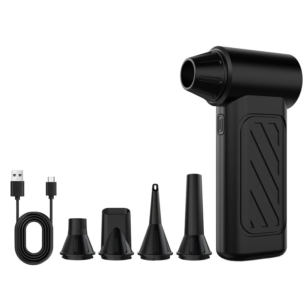 Cordless Air Duster Electric 3-Speed Brushless Motor for Laptop Vents Keyboards Cars and Small For Electronics