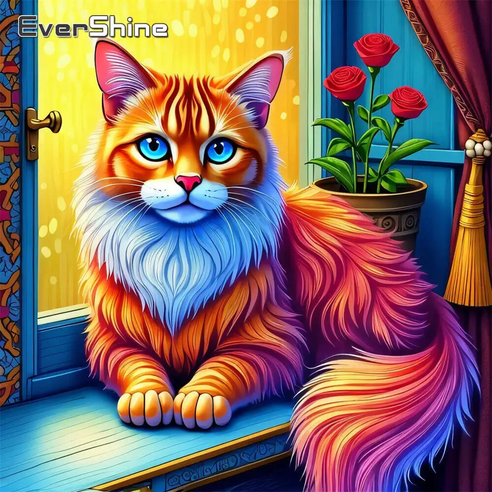 

Evershine алмазная живопись собака животное мультфильм полная квадратная круглая Алмазная мозаика для ванной комнаты DIY ремесленный комплект домашний декор