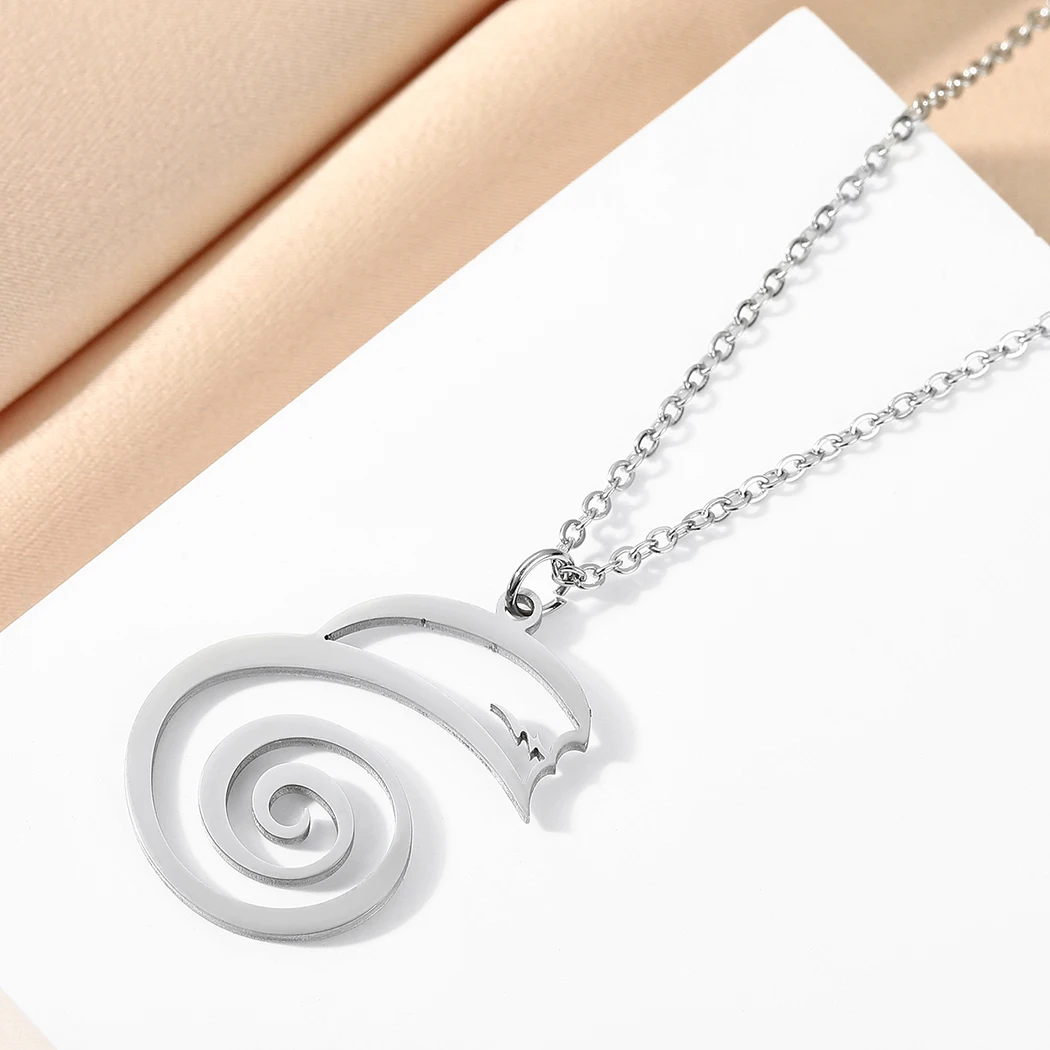 Todorova  Stainless Steel Dai Ko Myo Pendant Necklace Energy Symbol Choker For Women Men Science Jewellery Accessories Gift