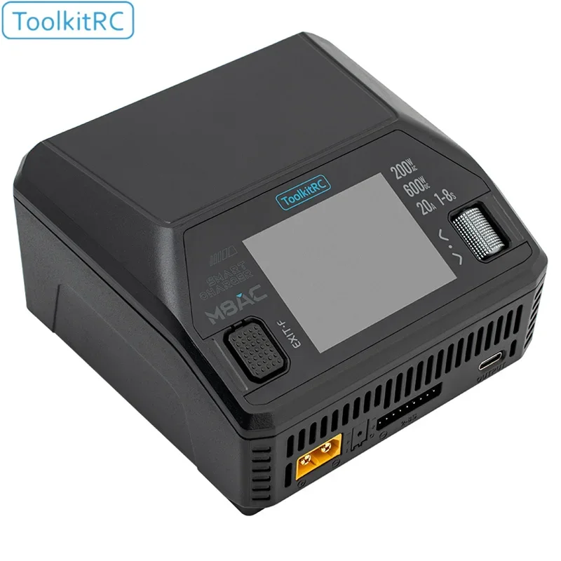 ToolkitRC M8AC Smart Lipo Battery Charger Discharger for 1-8S LiHV Lipo Battery PD 65W FPV Model Parts Car