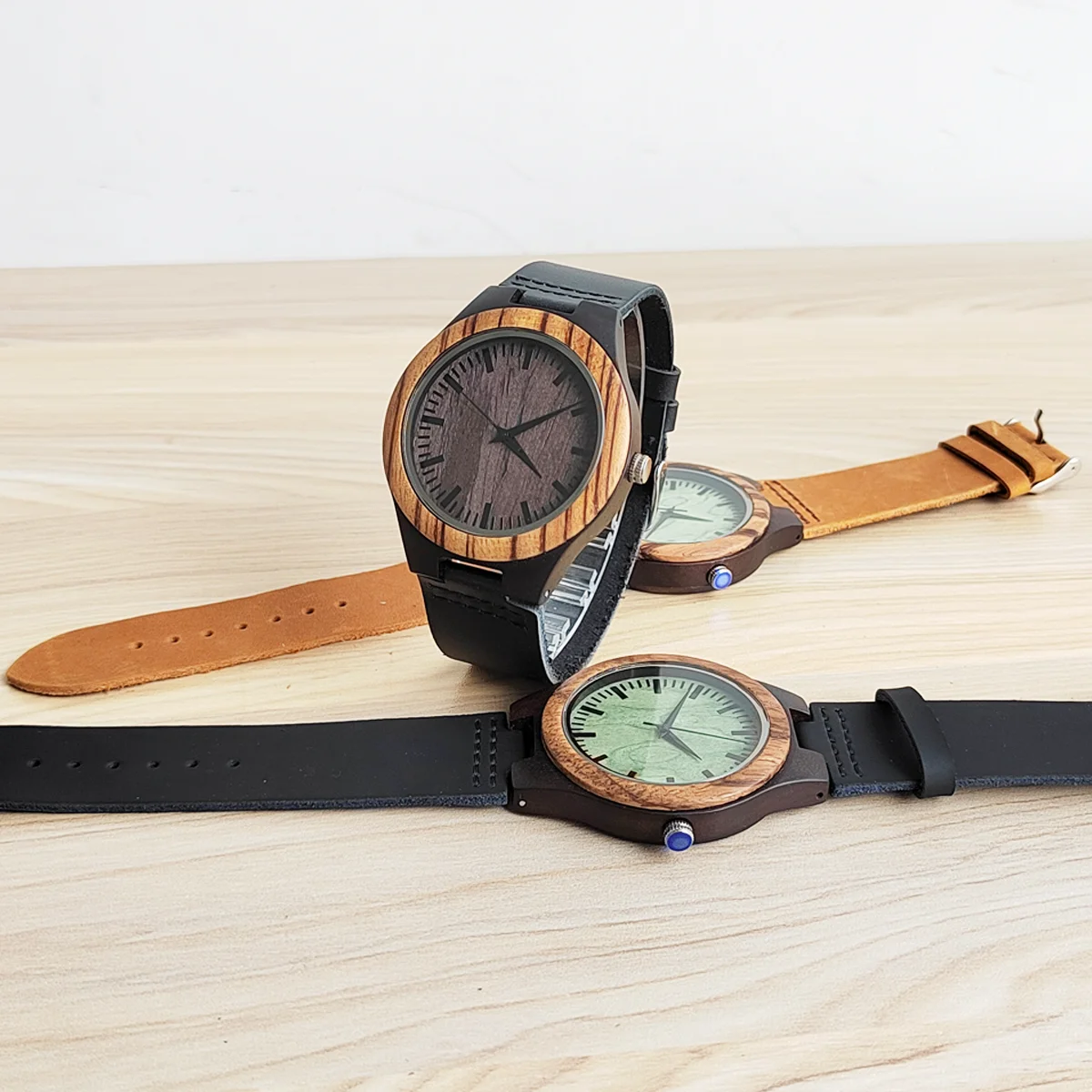 Erkekler ve kadınlar için ahşap izle Unisex hafif el işi kuvars saatler Timepiece saat özelleştirilmiş Watche hediye reloj hombre