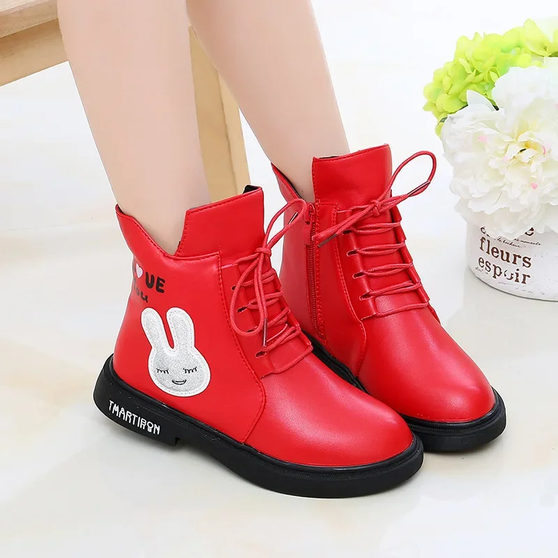 Children Snow Boots with Plush Cotton Boots Winter Shoe for Girl Babby Boy Shoe Platform Boot Kids Shoe for Girl Ankle Boots