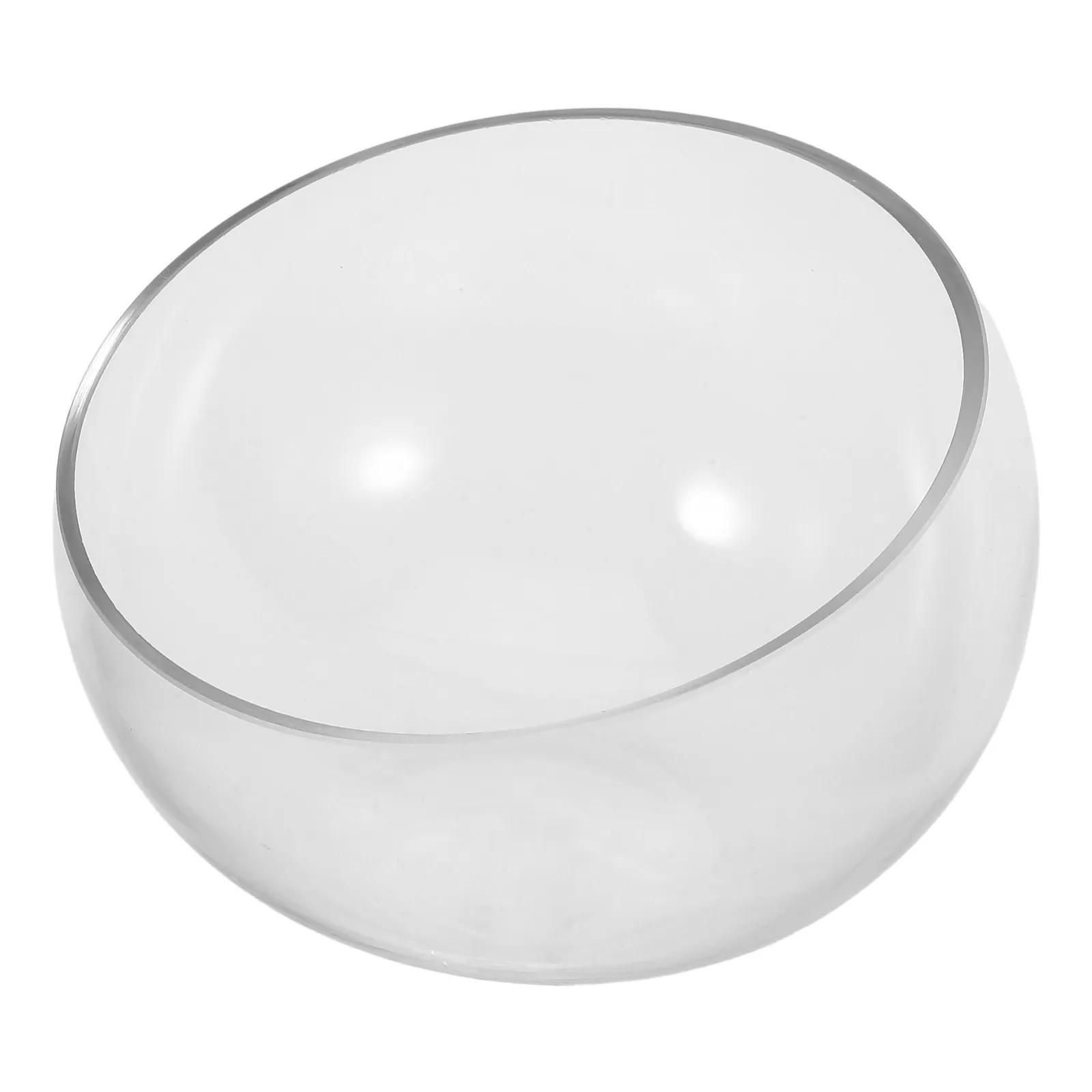 

Полукруглая стеклянная гидропонная ваза для суккулентов и размножения растений, прозрачный современный минималистичный кашпо для комнатных растений