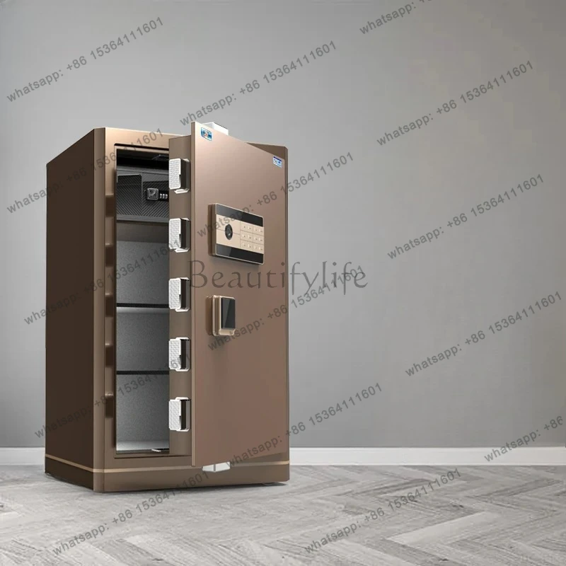 safe household fingerprint password intelligent control safe deposit box bedside table integrated