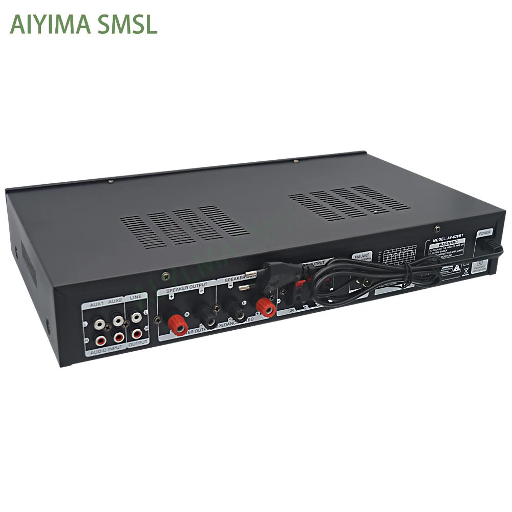 AIYIMA SMSL Bluetooth AV Amplifier 5.1 1000W High Power Karaoke USB SD Radio Home Amplifier