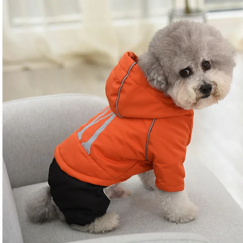 

Small Dog Clothing Jumpsuit Coat Jacket Winter Dog Clothes Puppy Costumes Yorkie Pomeranian Poodle Schnauzer Bichon Pet Outfit
