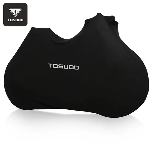Imagen 1 del producto TOSUOD-funda antipolvo para bicicleta, cremallera de gran apertura, fácil de llevar, bolsa elástica, diseño todo incluido, accesorios para bicicleta de carretera