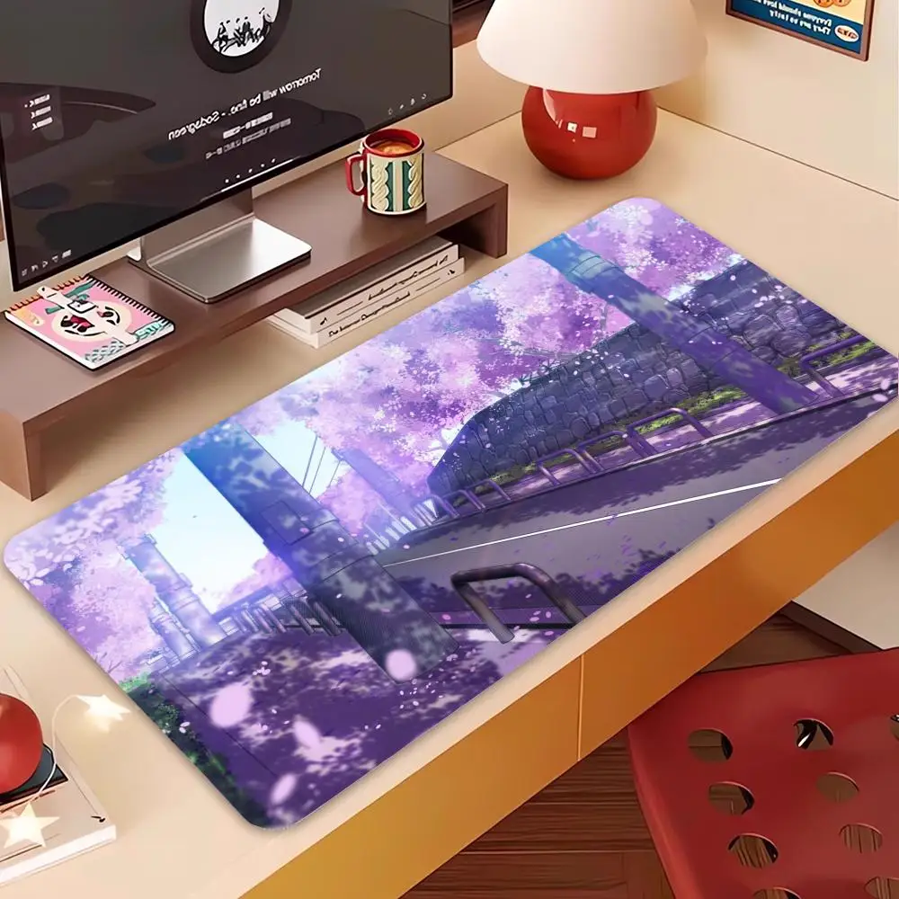 Natural rubber mouse pad large office gaming custom waterproof stain-resistant keyboard pad desktop customization