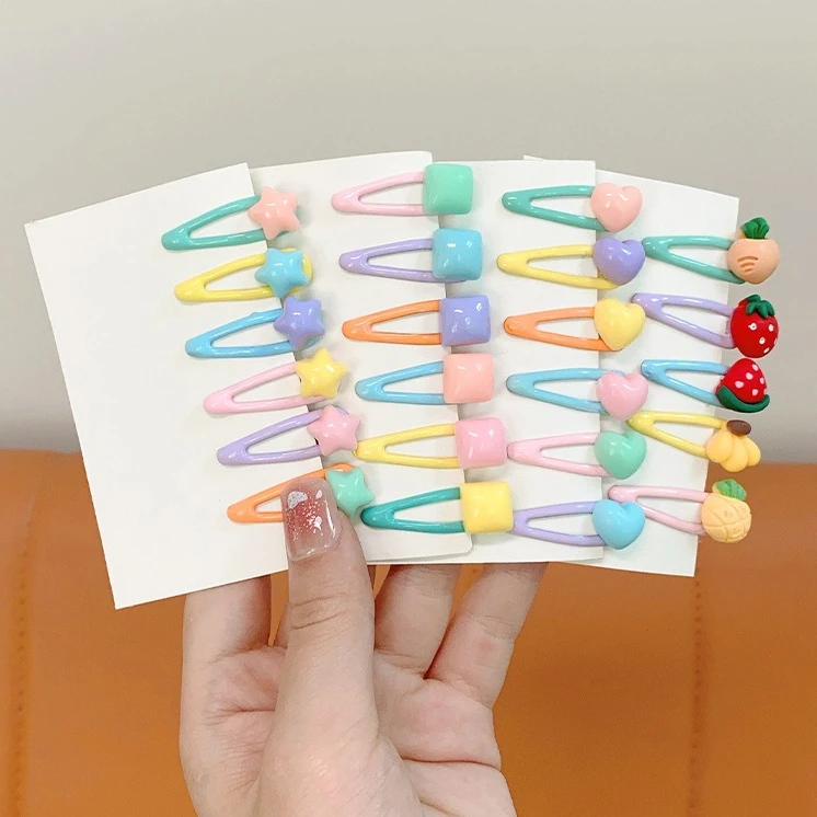 

Cute Kids Hair Clips Non-Damaging Baby Girl Bangs Fringe Clip Toddler Hair Accessories