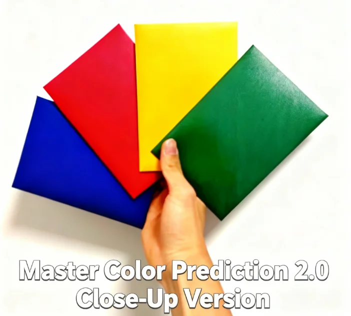 Master Color Prediction 2.0 close-upversie van Max Vellucci |   Mentalisme Goocheltruc Illusion Prop voor Goochelaars