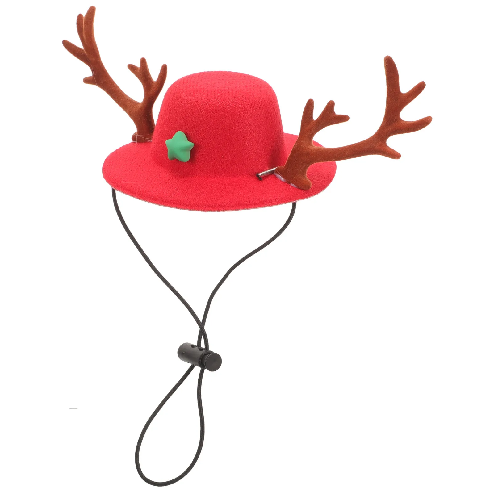 

Christmas Pet Hat Reindeer Antler Costume Accessory Xmas Party Cat Dog Headwear Lightweight Comfortable Breathable