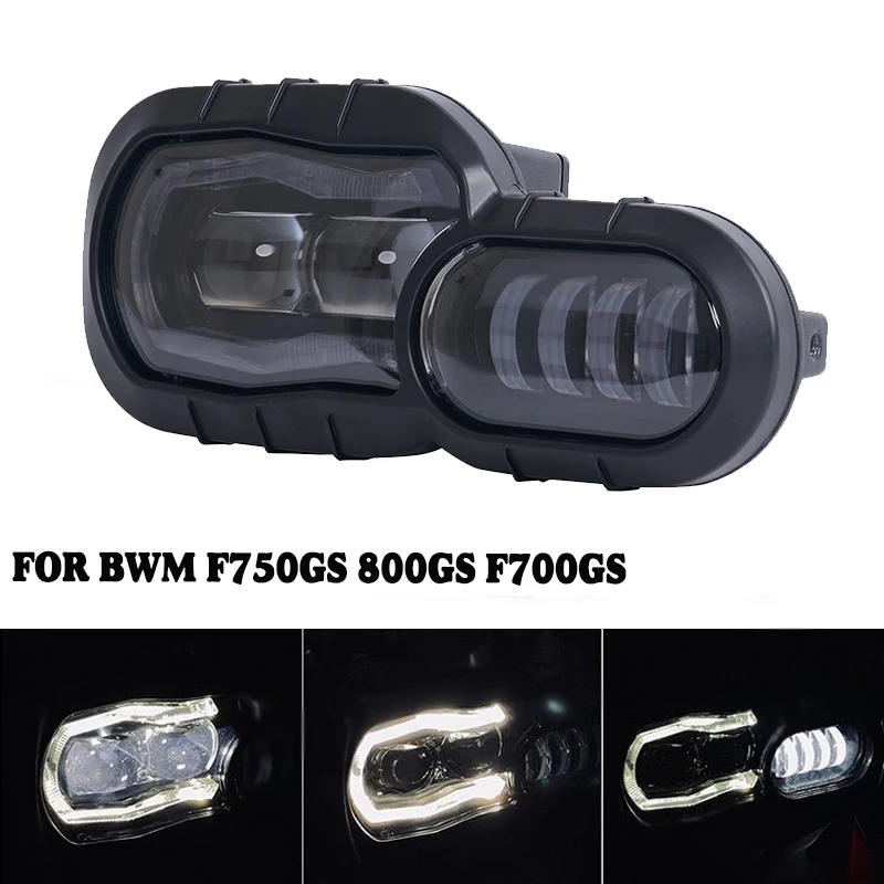 Motorfiets Verlichting Koplamp Voor BMW F800GS F800R F700GS F650GS Adventure Motorfietsen Compleet LED Projector Koplamp Montage