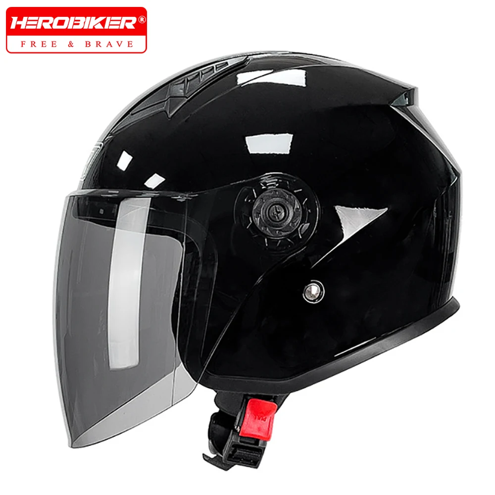 Electric Bike 3/4 Helmet Motorcycle Scooter All Season Universal Riding Safety Helmet Bicycle Protective Helmet