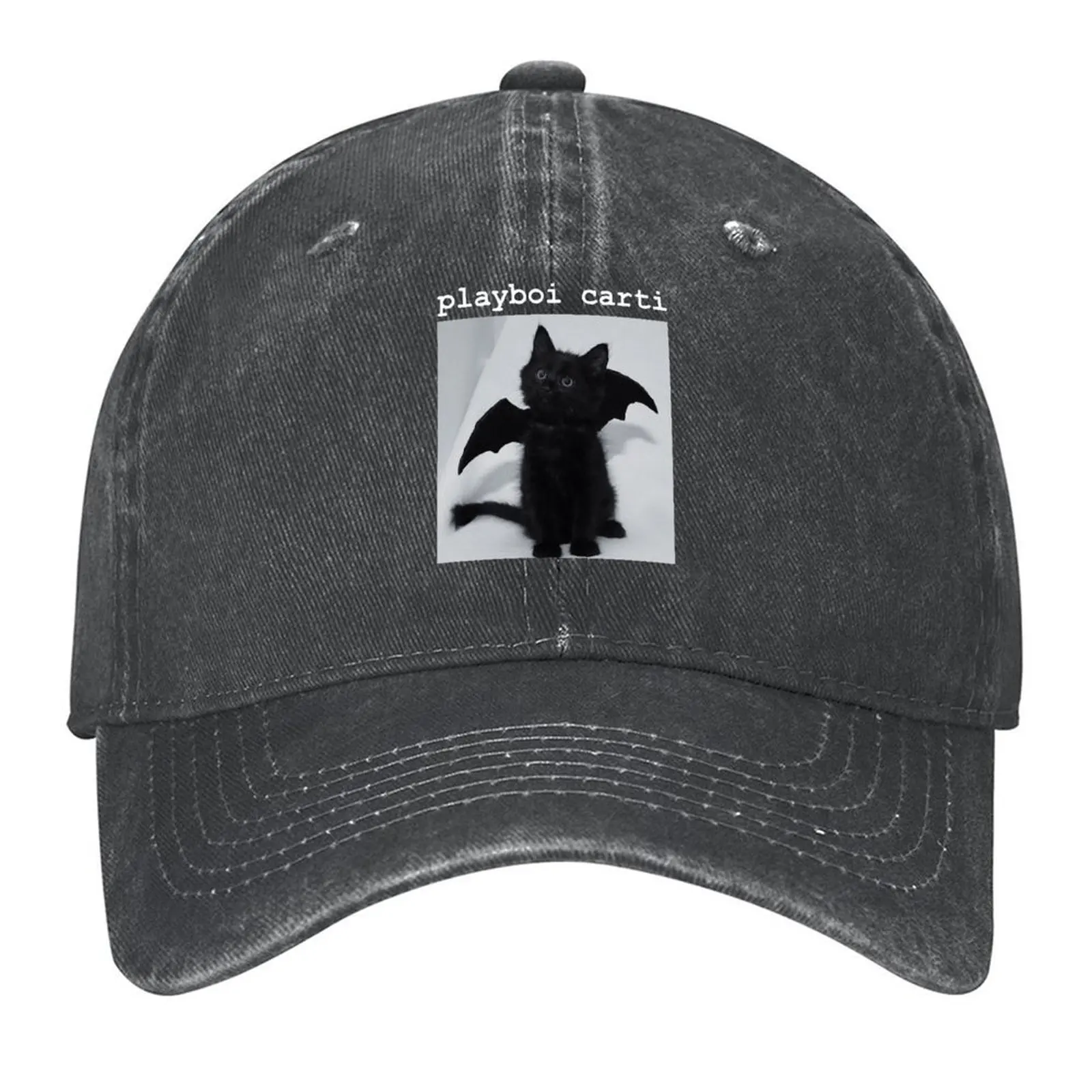 

Playboi Carti Cat Baseball Cap New In Hat Hat Beach Custom Cap Snap Back Hat Women's Men's