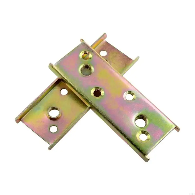   Quick Install Bed Frame Support Brackets Universal Footboard Stabilizer Durable Metal