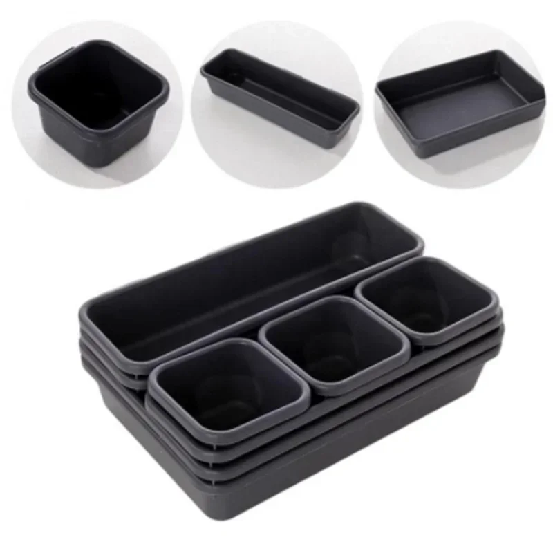 8pcs Drawer Organizers Household Dustproof Desk Stationery Storage Box Women Makeup Organizer for Kitchen Bathroom Accessories