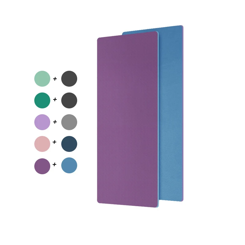 

High Quality 8mm Thick Fitness Yoga Mat Eco-Friendly TPE Material Non-Slip with Custom Logo Manufacture Price