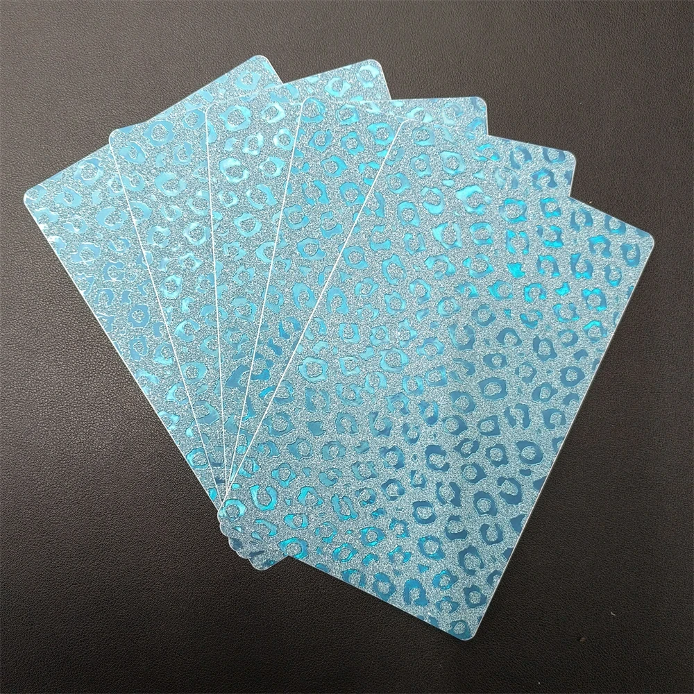 FONLYU Leopard Glitter Back Cover Film Phone Protector Rear Stickers Decorative Skin for Intelligent Hydrogel Cutting Machine
