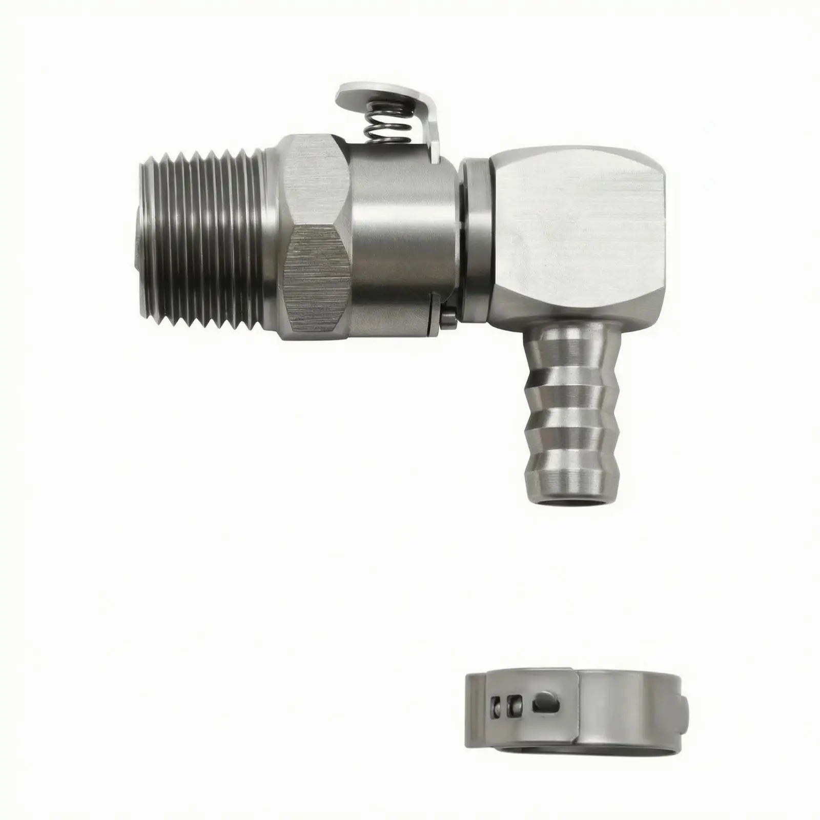 Metal Fuel Connector Motorcycle Right Angle Petrol Tube Adapter for KTM Husqvarna Beta Gas Gas Tight Seal