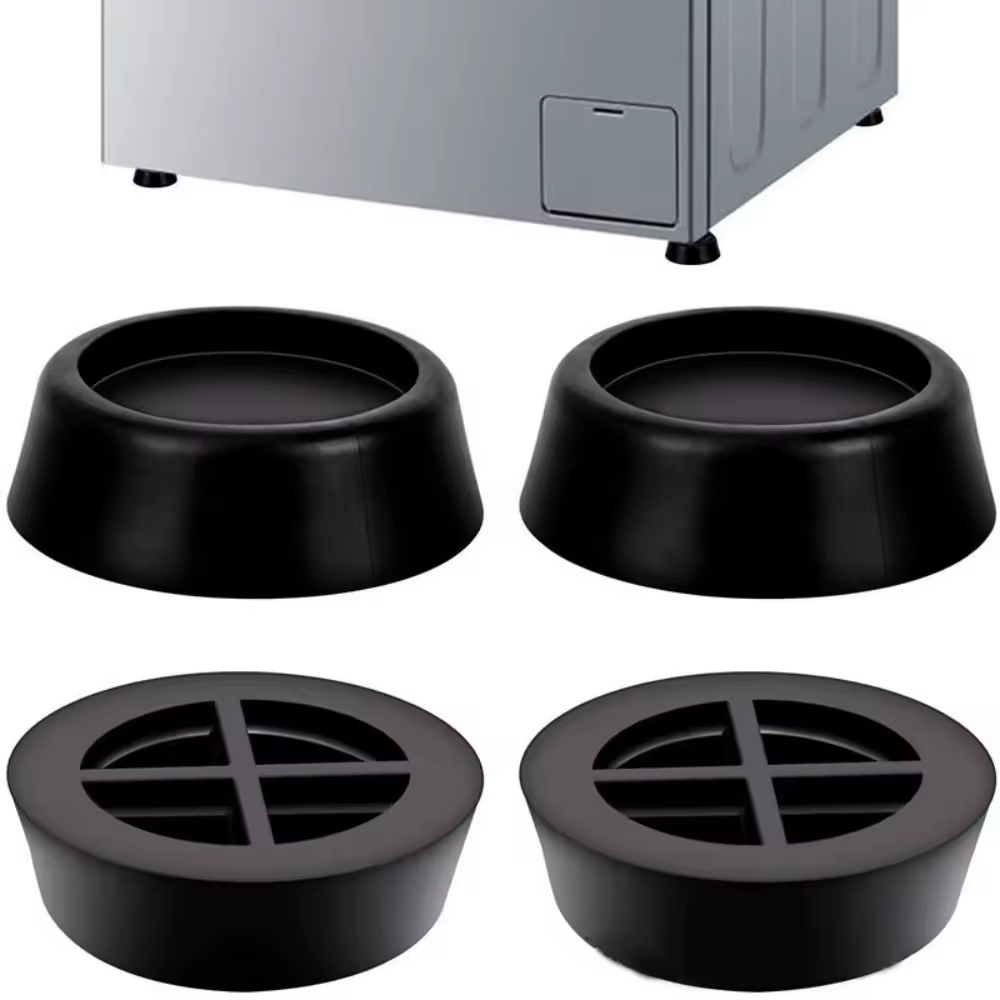 Washing Machine Anti-Vibration Pads 4-Pieces Anti Vibration and Noise Rubber Foot Pads Shock and Noise Cancelling Washer Dryer