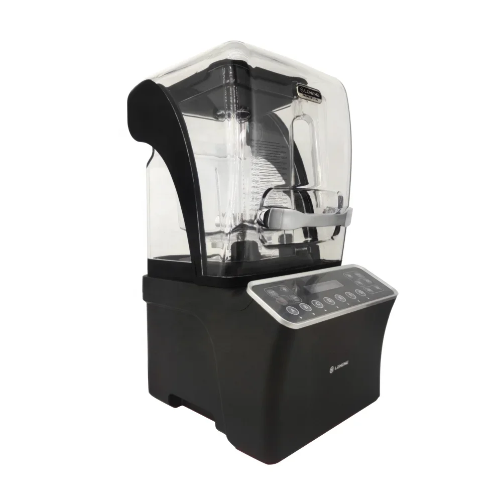 Multi-functional commercial smoothie blender machine with excellent sound proof cover