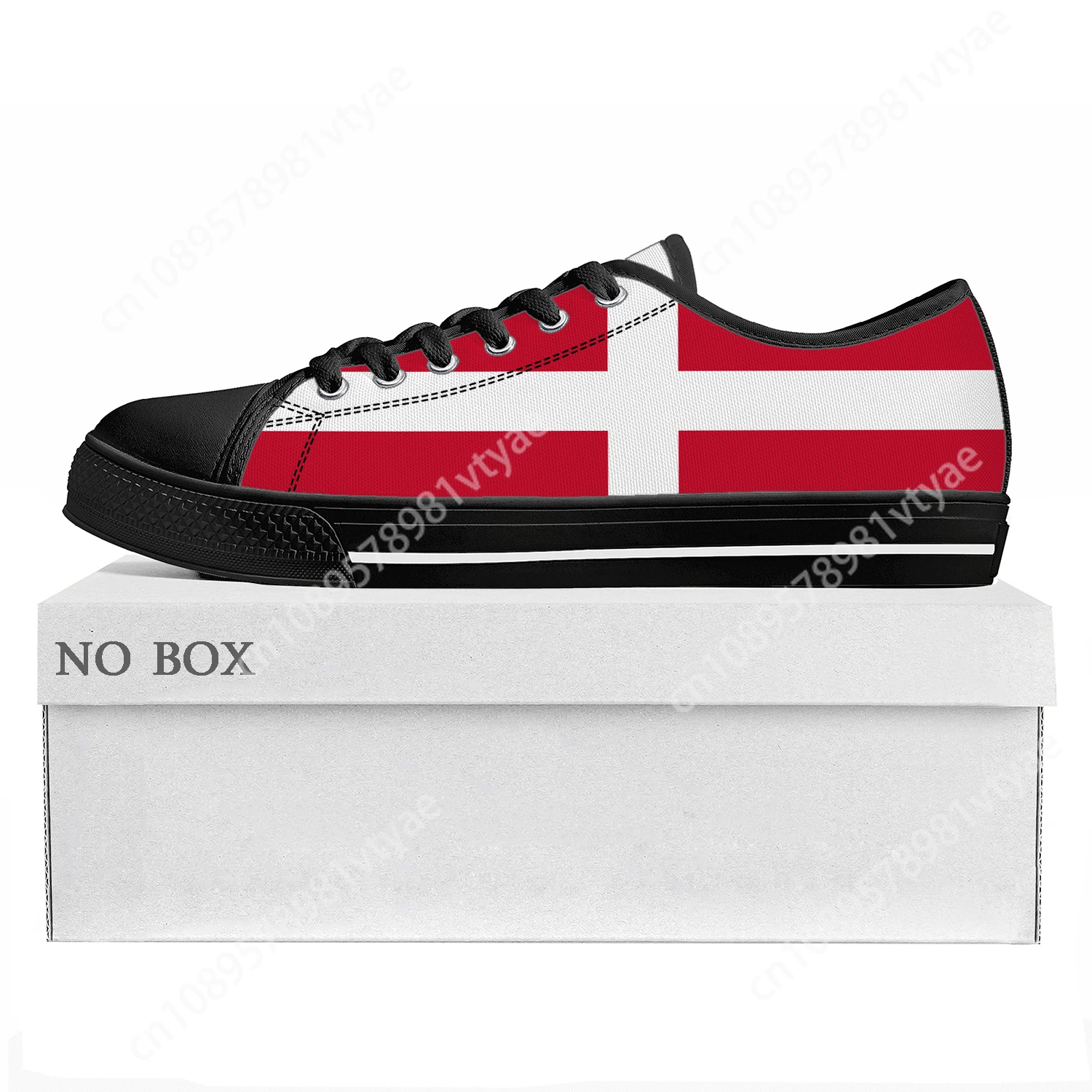 

Danish Flag Low Top High Quality Sneakers Mens Womens Teenager Canvas Sneaker Denmark Prode Casual Couple Shoes Custom Shoe