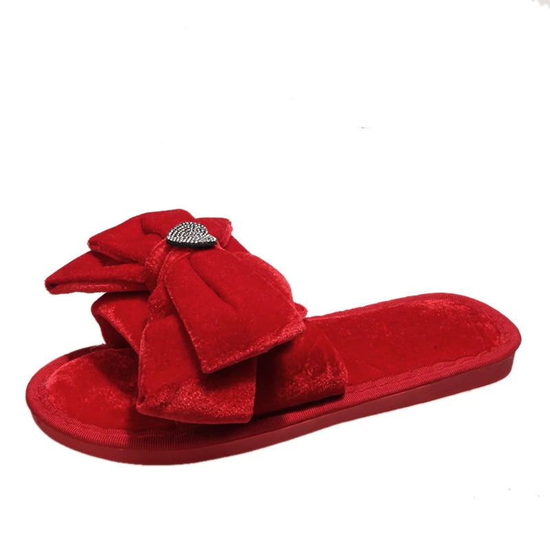 Sepatu wanita, musim dingin, musim semi, rumah, sandal berbulu, Non-Slip, kasual, datar, dalam ruangan, sepatu lantai, sandal jepit, sepatu hangat warna Solid