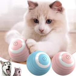 Juguete inteligente para gato, bola giratoria automática, recargable por USB, accesorios para mascotas