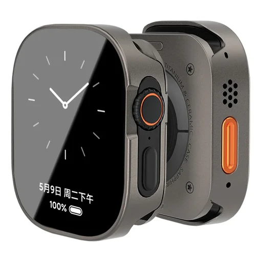 Imagen 2 del producto Funda de aleación de aluminio resistente al agua para Apple Watch Ultra 3/2 49mm 46mm 45mm cobertura completa de Metal Iwatch Series 11 10 9 8 7 SE3 44mm