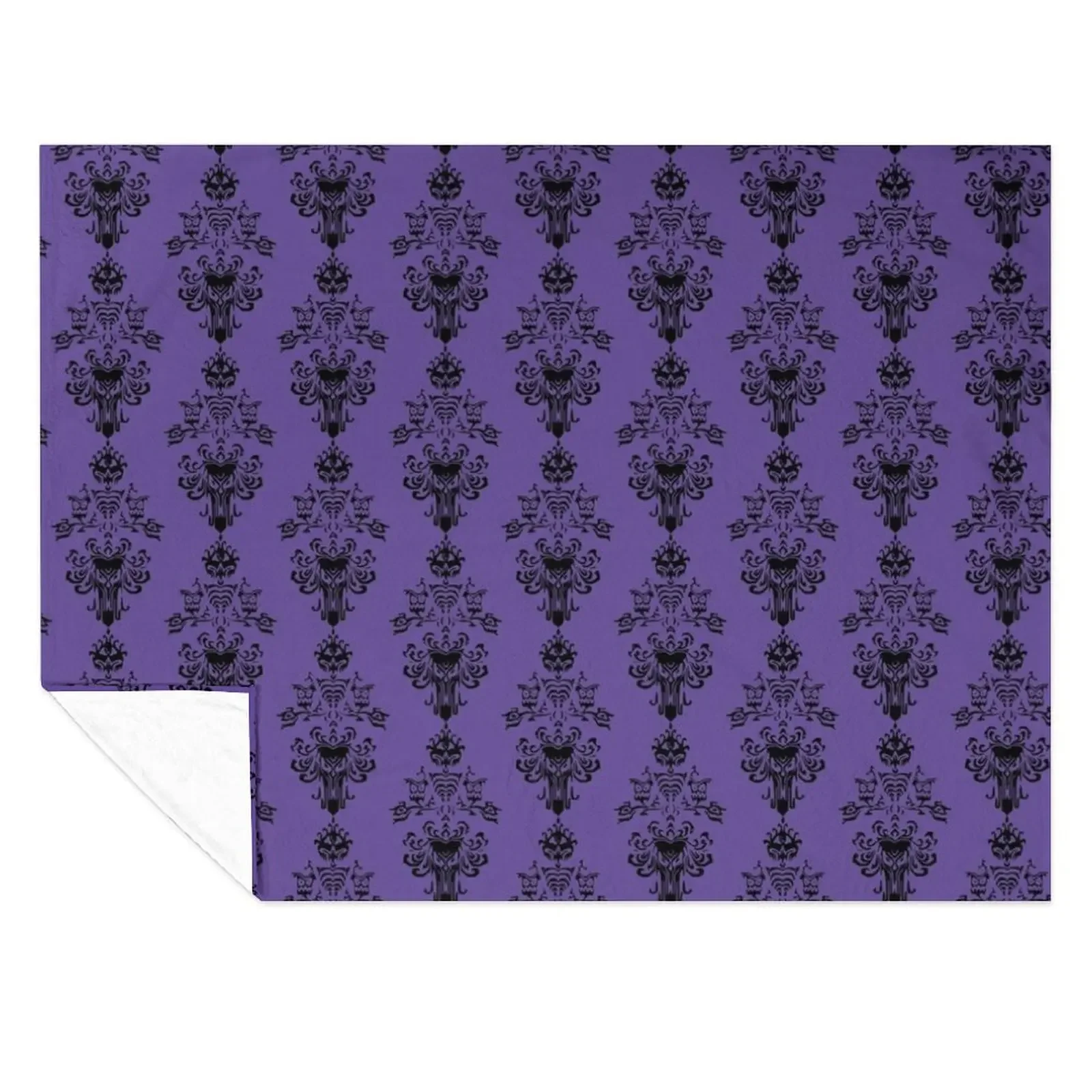 

Haunted Mansion Wallpaper Throw Blanket Bed Stuffeds Large Plush Blankets