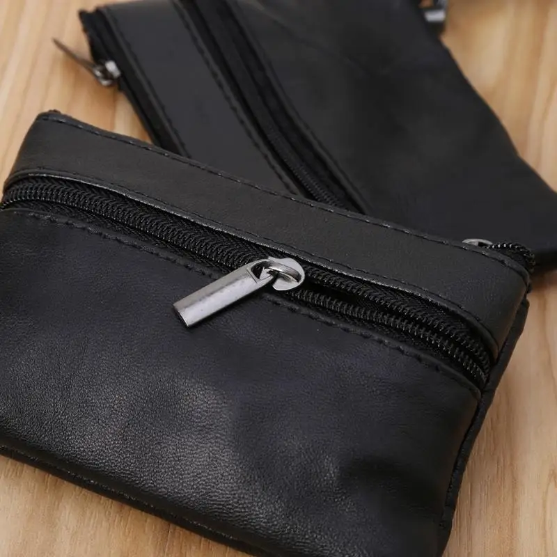 D46C Мужские кошельки на молнии Кошелек для монет Кошелек для мелочи для ключей Ключница для кредитных карт