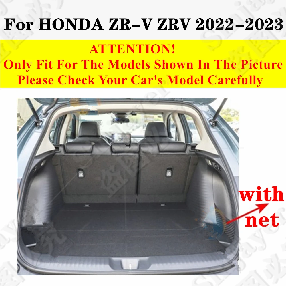 Car trunk mat for Honda ZR-V ZRV 2023 2022 Rear Cargo Liner Boot Protect Cover Interior Auto Accessories Tail Tray luggage Pad