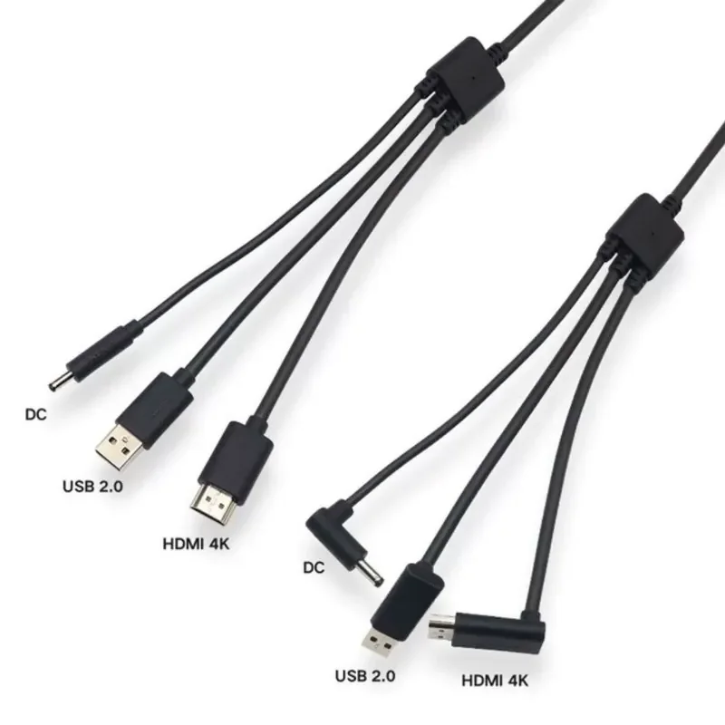 for HTC VIVE VR Three in One Cable Original Accessory Replacement Data Charging Line for Virtual Reality Headset