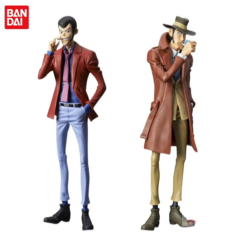 Bandai Original Lupin The Third Part 5 MSP 3 Anime Figure Zenigata Kouichi Action Figure Model Toys For Kids Gift Collectible