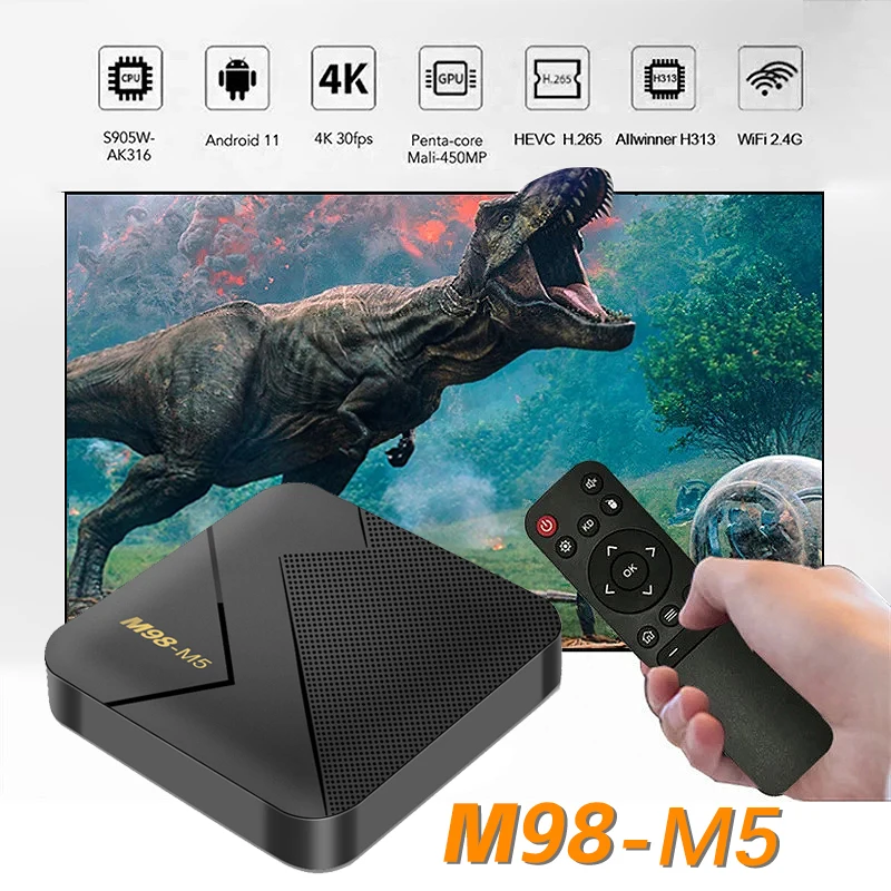 

M98 M5 Smart TV Box Android 10.0 2GB 16GB 4K HD Media Player Set Top Box 3228A WiFi 4G Wi Fi Home HDset-top box Media Playe